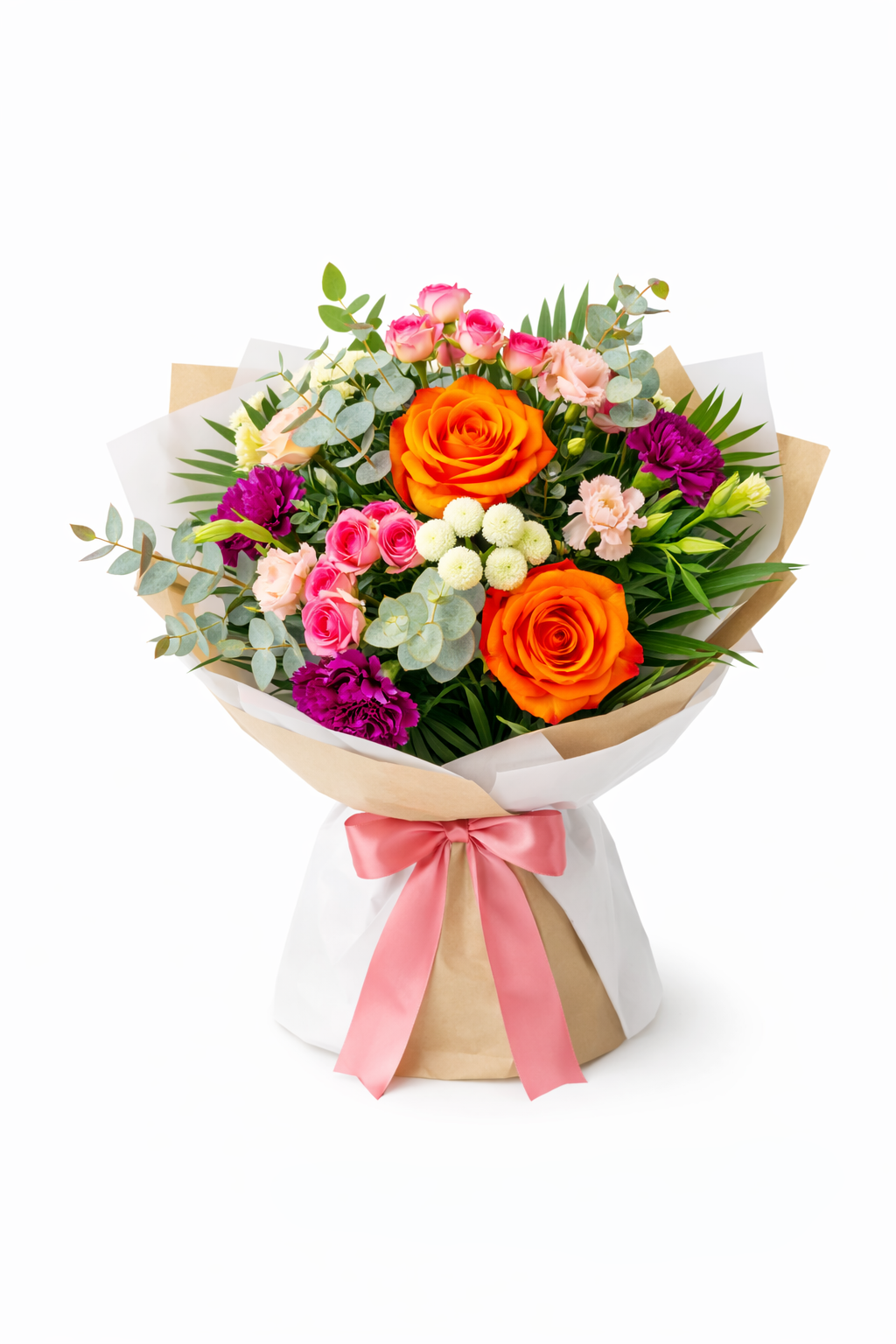 bouquet de fleurs colorées